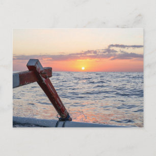 Sonnenaufgang am Bali Postkarte