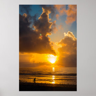 Sonnenaufgang am Cape Canaveral, Florida Poster