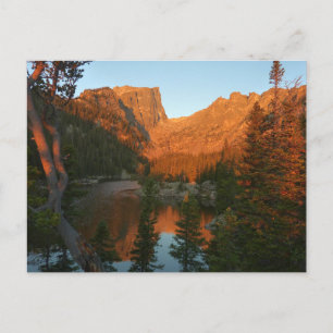 Sonnenaufgang am Dream Lake II Postkarte