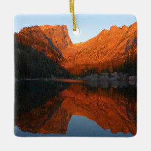 Sonnenaufgang am Dream Lake III Keramikornament
