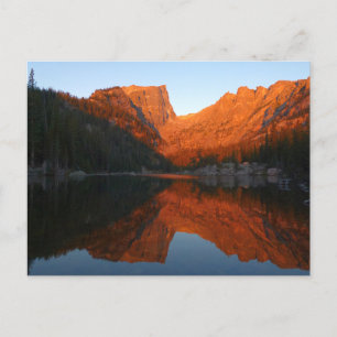 Sonnenaufgang am Dream Lake III Postkarte
