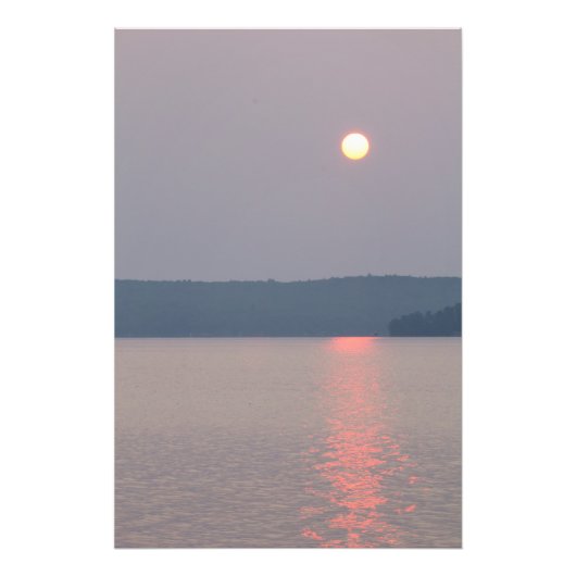 Sonnenaufgang am Elk Lake, Michigan Fotodruck (Vorne)