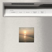 Sonnenaufgang am Folly Beach Magnet (In Situ (Geschirrspüler))