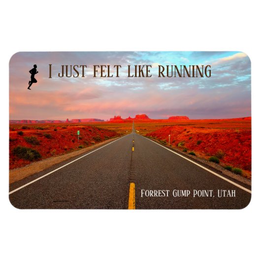 Sonnenaufgang am Forrest Gump Point Magnet (Horizontal)