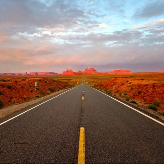 Sonnenaufgang am Forrest Gump Point Puzzle