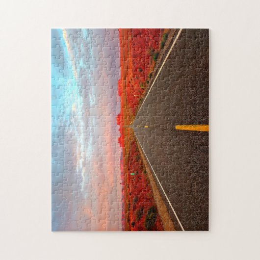 Sonnenaufgang am Forrest Gump Point Puzzle (Vertikal)