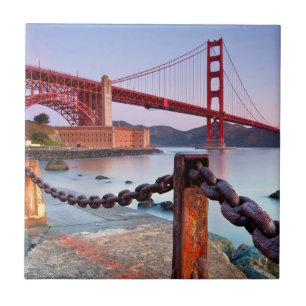 Sonnenaufgang am Fort-Punkt Fliese