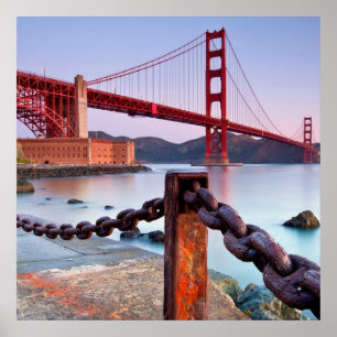 Sonnenaufgang am Fort-Punkt Poster