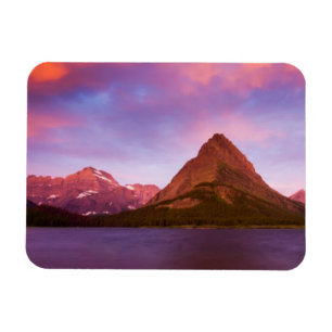 Sonnenaufgang am Gletscher Magnet