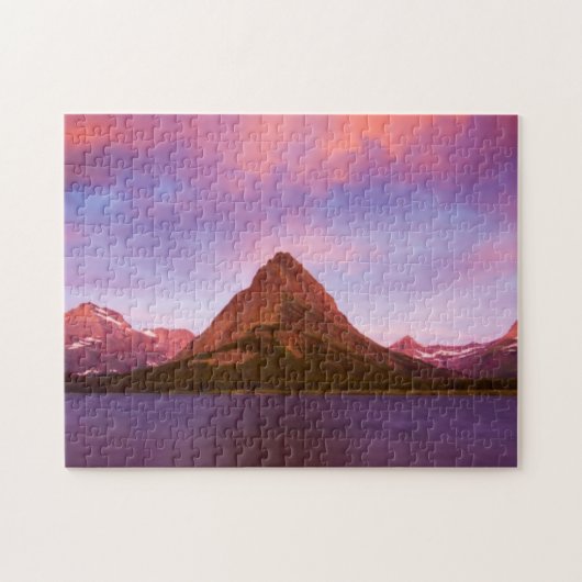 Sonnenaufgang am Gletscher Puzzle (Horizontal)