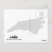 Sonnenaufgang am Kure Pier Horizontale Postkarte (Rückseite)