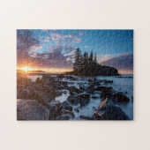 Sonnenaufgang am Lake Superior Puzzle (Horizontal)