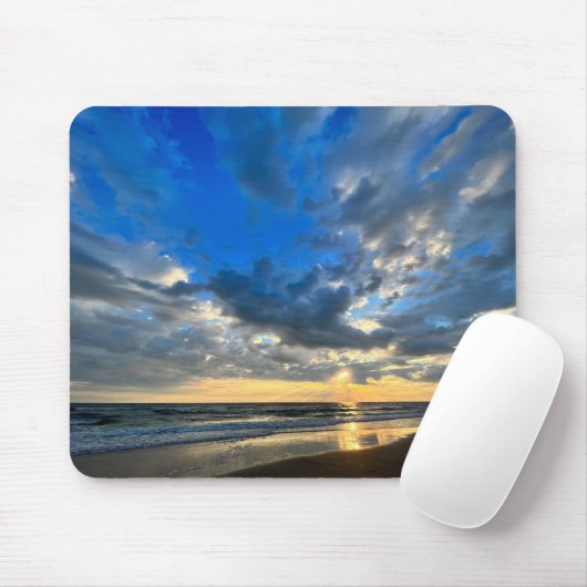 Sonnenaufgang am Mat der Beach Mouse Mousepad (Mit Mouse)