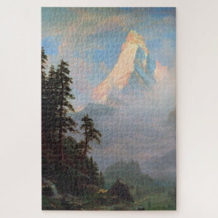 Sonnenaufgang am Matterhorn, Albert Bierstadt Puzzle