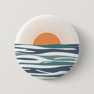 Sonnenaufgang am Meer Button