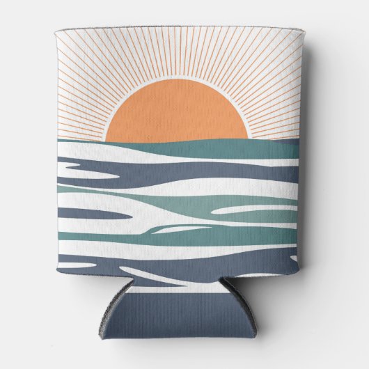 Sonnenaufgang am Meer Dosenkühler (Vorderseite)