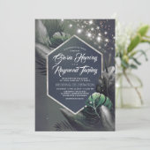 Sonnenaufgang am Meer Einladung (Stehend Vorderseite)