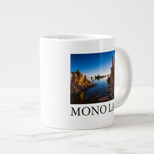 Sonnenaufgang am Mono-See, Kalifornien Jumbo-Tasse (Vorderseite Rechts)