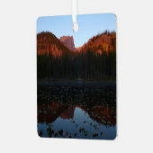 Sonnenaufgang am Nymph See I Ornament Aus Metall (Vorderseite links)