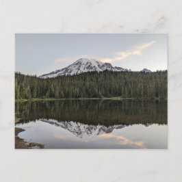 Sonnenaufgang am Rainier Nationalpark Postkarte