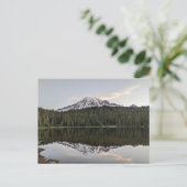 Sonnenaufgang am Rainier Nationalpark Postkarte (Stehend Vorderseite)