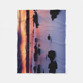 Sonnenaufgang am Schwarzen Punkt des Monosees Fleecedecke (Vorderseite)