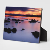 Sonnenaufgang am Schwarzen Punkt des Monosees Fotoplatte (Seite)