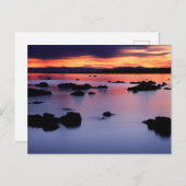 Sonnenaufgang am Schwarzen Punkt des Monosees Postkarte (Vorne/Hinten)