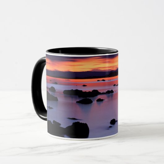 Sonnenaufgang am Schwarzen Punkt des Monosees Tasse (Vorderseite Links)