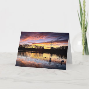 Sonnenaufgang am See, Leighton Buzzard (6353) Karte