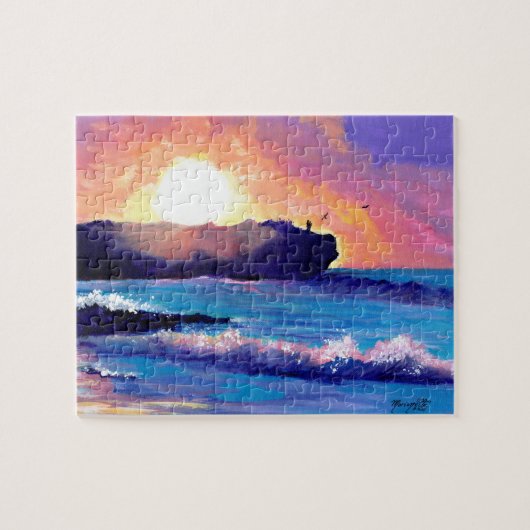 Sonnenaufgang am Shipwreck Beach Kauai Jigsaw Puzz Puzzle (Horizontal)
