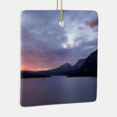 Sonnenaufgang am St. Mary Lake Keramikornament (Rechts)