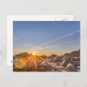 Sonnenaufgang am Strand Armação in Florianópolis Postkarte (Vorne/Hinten)