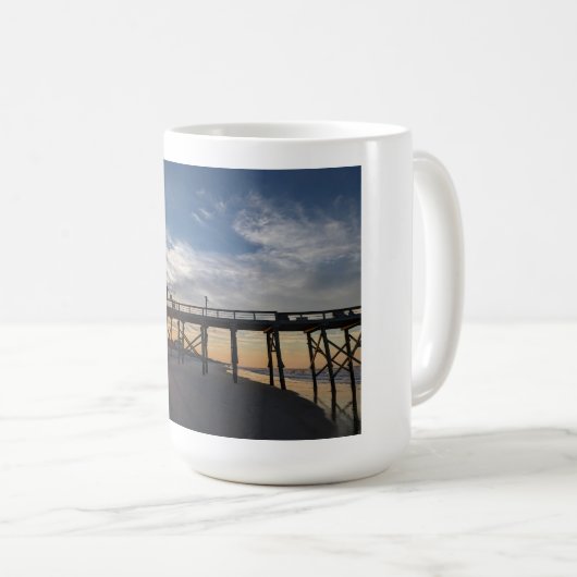 Sonnenaufgang am Strand Kaffeetasse (VorderseiteRechts)