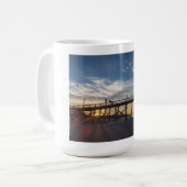Sonnenaufgang am Strand Kaffeetasse (Vorderseite Links)