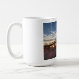 Sonnenaufgang am Strand Kaffeetasse
