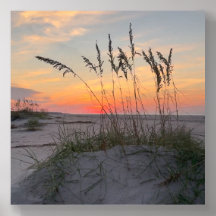 Sonnenaufgang am Strand - Leben auf der Küsteninse