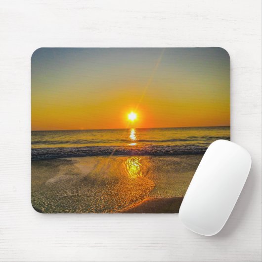 Sonnenaufgang am Strand Mousepad (Mit Mouse)