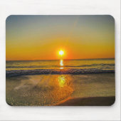 Sonnenaufgang am Strand Mousepad (Vorne)