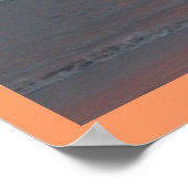Sonnenaufgang am Strand Poster (Ecke)