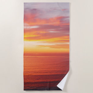 Sonnenaufgang am Strand Strandtuch