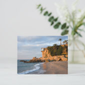 Sonnenaufgang am Strand von Nerja Postkarte (Stehend Vorderseite)
