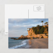 Sonnenaufgang am Strand von Nerja Postkarte (Vorne/Hinten)