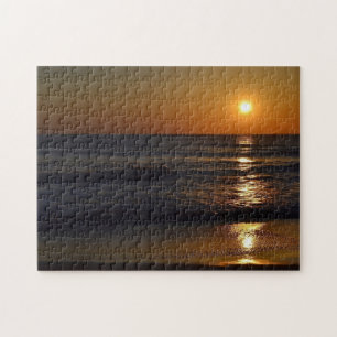 Sonnenaufgang am Strand von Shirley Taylor Puzzle