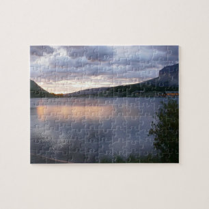Sonnenaufgang am Swiftcurrent Lake I Puzzle