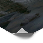 Sonnenaufgang am Swiftcurrent Lake II Poster (Ecke)