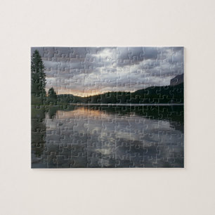 Sonnenaufgang am Swiftcurrent Lake II Puzzle