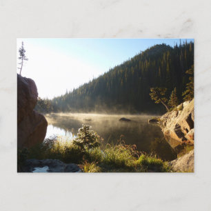 Sonnenaufgang am Traumsee Postkarte