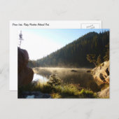 Sonnenaufgang am Traumsee Postkarte (Vorne/Hinten)