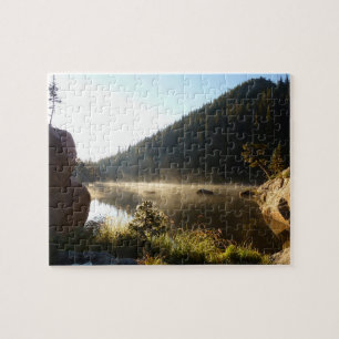Sonnenaufgang am Traumsee Puzzle